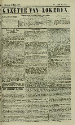 Gazette van Lokeren 31/05/1863