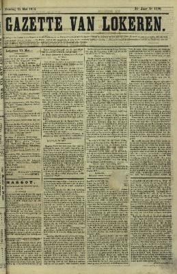 Gazette van Lokeren 24/05/1874