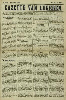 Gazette van Lokeren 01/09/1878