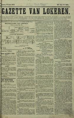 Gazette van Lokeren 13/06/1875