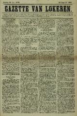 Gazette van Lokeren 20/07/1879