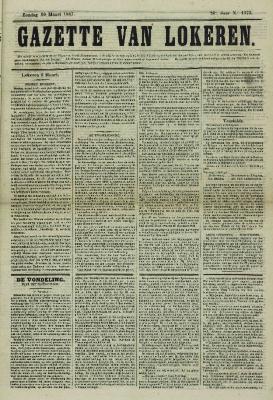 Gazette van Lokeren 10/03/1867