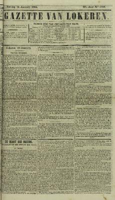 Gazette van Lokeren 24/01/1864