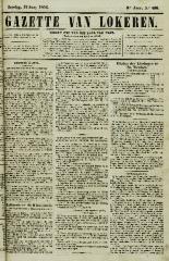 Gazette van Lokeren 13/06/1852