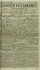 Gazette van Lokeren 24/01/1864