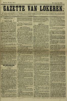 Gazette van Lokeren 29/06/1873