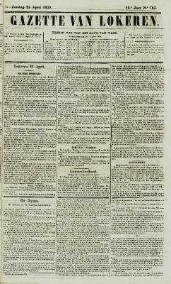 Gazette van Lokeren 24/04/1859