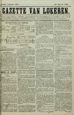 Gazette van Lokeren 07/01/1877