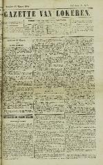 Gazette van Lokeren 25/03/1860