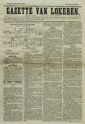 Gazette van Lokeren 07/12/1873