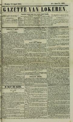 Gazette van Lokeren 10/04/1864