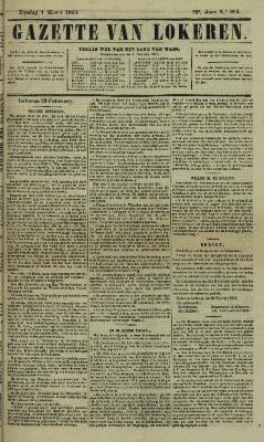 Gazette van Lokeren 01/03/1863