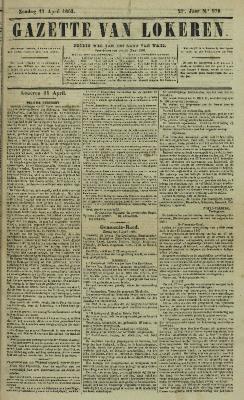 Gazette van Lokeren 12/04/1863