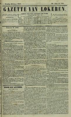 Gazette van Lokeren 28/06/1863