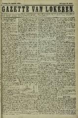 Gazette van Lokeren 21/08/1881