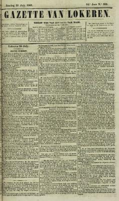 Gazette van Lokeren 21/07/1861