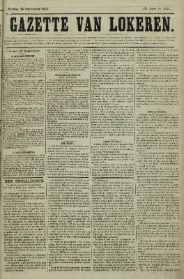 Gazette van Lokeren 24/09/1876