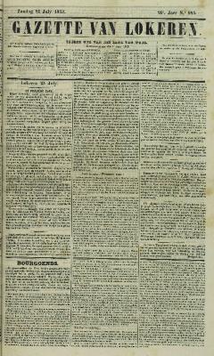 Gazette van Lokeren 26/07/1863