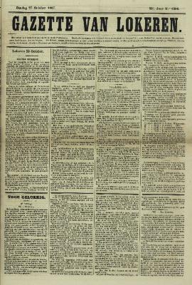 Gazette van Lokeren 27/10/1867