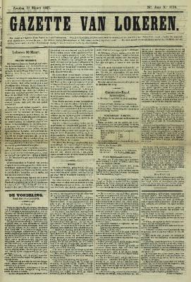 Gazette van Lokeren 31/03/1867