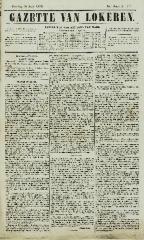 Gazette van Lokeren 31/07/1859