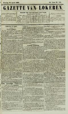 Gazette van Lokeren 10/04/1859