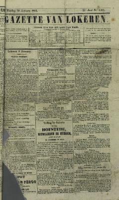 Gazette van Lokeren 10/01/1864