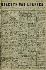 Gazette van Lokeren 27/07/1884