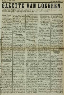 Gazette van Lokeren 18/07/1886