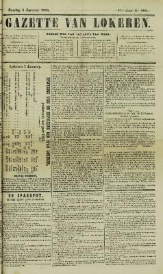 Gazette van Lokeren 08/01/1860