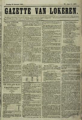 Gazette van Lokeren 12/01/1868