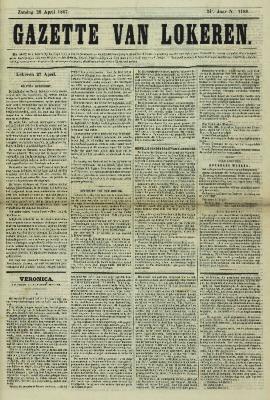 Gazette van Lokeren 28/04/1867