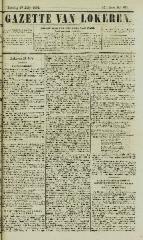 Gazette van Lokeren 29/07/1860