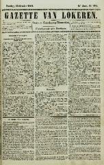 Gazette van Lokeren 12/10/1851