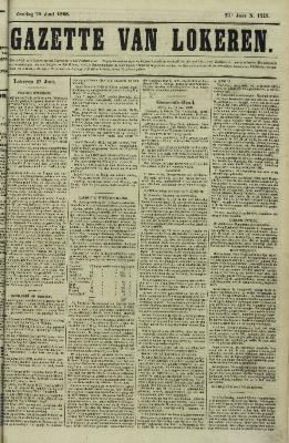 Gazette van Lokeren 28/06/1868