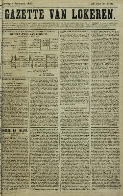 Gazette van Lokeren 04/02/1877