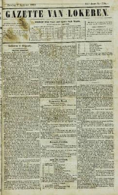 Gazette van Lokeren 07/08/1859