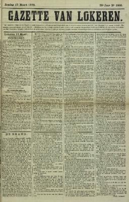 Gazette van Lokeren 17/03/1878