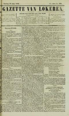 Gazette van Lokeren 29/07/1860