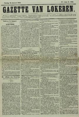 Gazette van Lokeren 16/01/1870