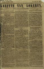 Gazette van Lokeren 22/07/1849