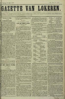 Gazette van Lokeren 16/05/1869