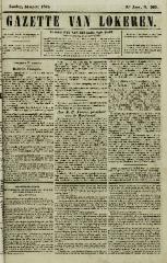 Gazette van Lokeren 14/03/1852