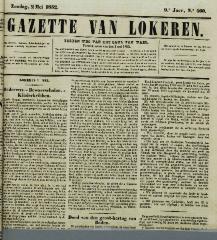 Gazette van Lokeren 02/05/1852