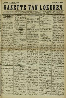 Gazette van Lokeren 15/01/1899