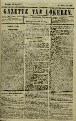 Gazette van Lokeren 13/07/1851