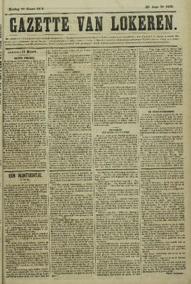 Gazette van Lokeren 12/03/1876