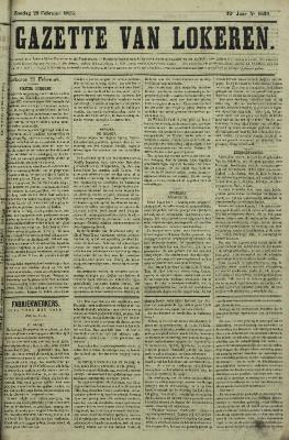 Gazette van Lokeren 28/02/1875