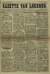 Gazette van Lokeren 20/07/1873