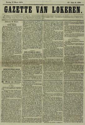Gazette van Lokeren 13/03/1870